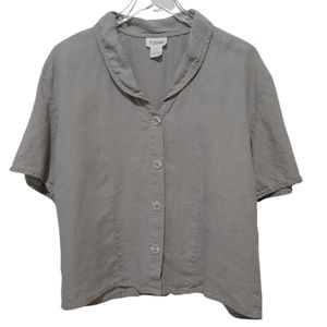 Aegean Linen Lagenlook Top Size Large